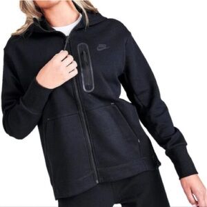 Nike tech Women's Sportswear Tech Fleece Full-Zip Hoodie Black
